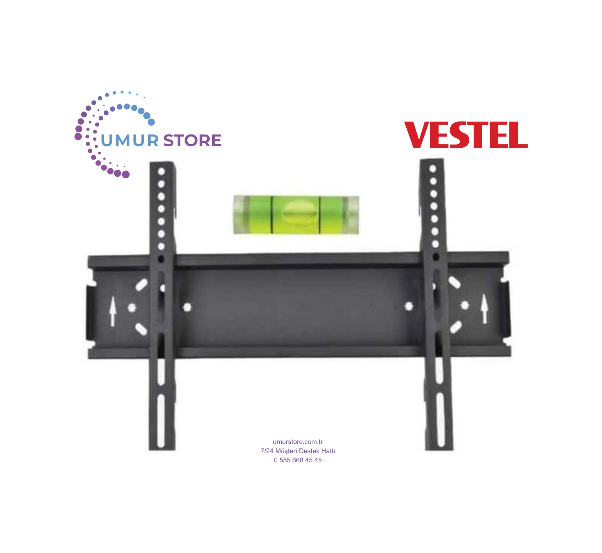 Vestel Uyumlu 55qt9850 55'' 4k Smart Qled 42 - 75 İnç Lcd Led Ekran Tv Sabit Askı Aparatı