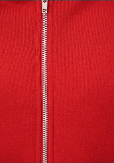 Mavi - Fermuarlı Kapüşonlu Kırmızı Basic Sweatshirt 1611775-82054 Kırmızı