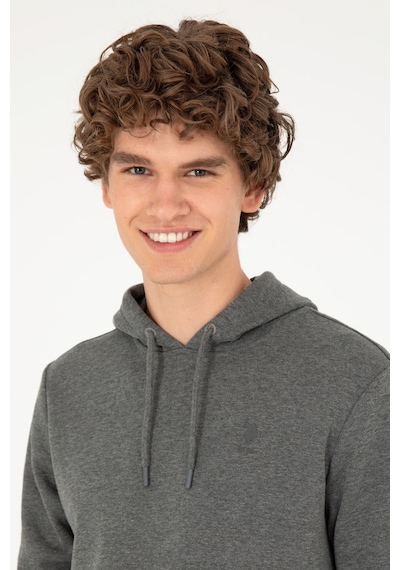 U.s. Polo Assn. Erkek Antrasit Melanj Sweatshirt 50295167-vr081 Antrasit Melanj