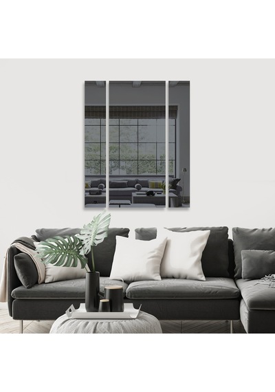 Decorita Ayna - 3'Lü Takım Dikdörtgen Ayna Decorita Ayna - 3'Lü Takım Dikdörtgen Ayna
