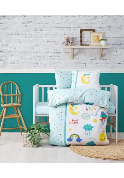 Cotton Box Bebek Nevresim Takımı Tatlı Rüyalar Mint