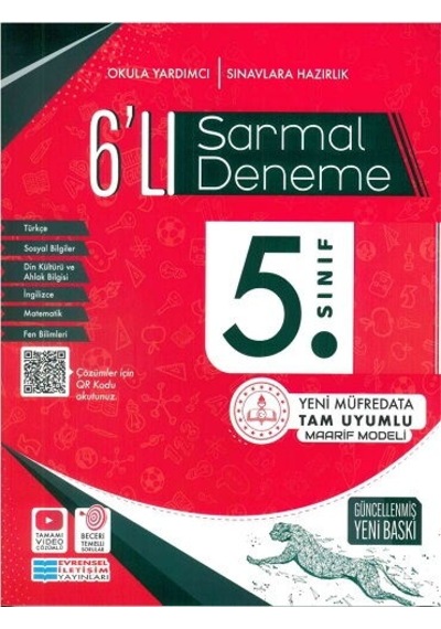 Evrensel İletişim 5. Sınıf Sarmal 6 Lı Deneme Güncel Müfredat