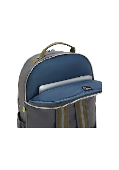 Kipling Seoul Lap Okul Çantası Back To Grey Kı42751dx Black To Grey