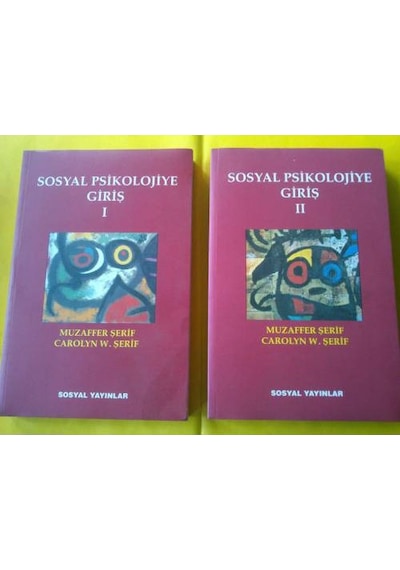 Psikolojiye Giriş Sosyal Psikoloji Cilt 1-2 Tk 1996 Yılı Basım