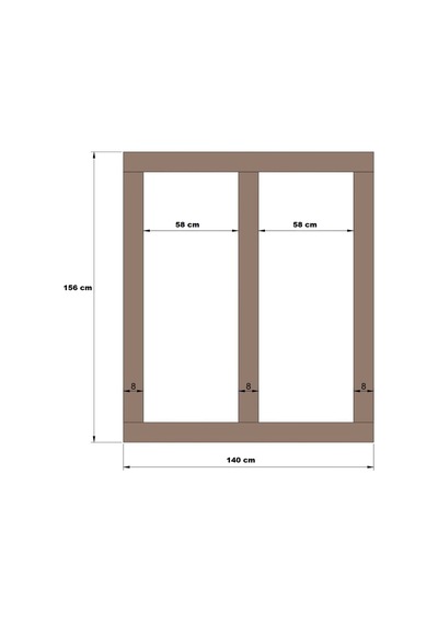 İahşap Dekoratif 8 Cm İskandinav Duvar Çıtası 5 Adet 8 X 140 Cm Ev Ofis Dekorasyonu 8 Mm Mdf