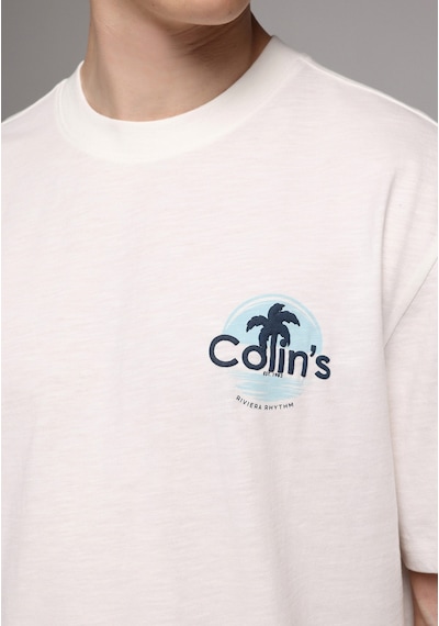Colin's Colins Comfort Fit Yuvarlak Yaka Düz Erkek Beyaz Kısa Kol Tişört Cl1079304 Q1.v2 Ofw