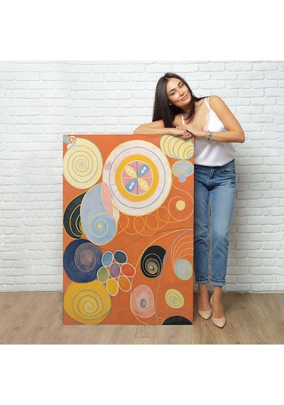 Miyrem^ Canvas Serie Hilma Af Klint - Gençlik Tablosu-7314