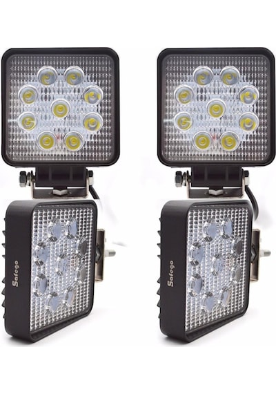 Off Road Sis Lambası 9 Ledli Çalışma Lambası 4 Adet 12V - 24V