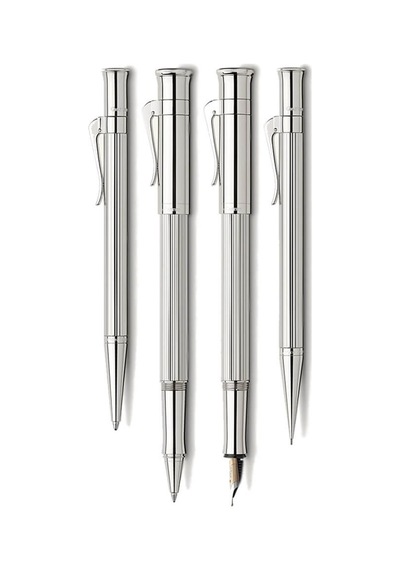 Graf Von Faber-castell Gümüş Kaplama Dolma Kalem, Ob Uç 148564 Gümüş