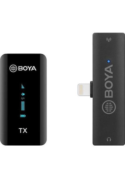 Boya BY-XM6-S3 Kablosuz Yaka Mikrofonu - Lightning