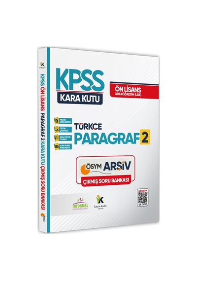 Kpss Önlisans/ortaöğretim Kara Kutu Türkçe Paragaf 3lü Altın Set