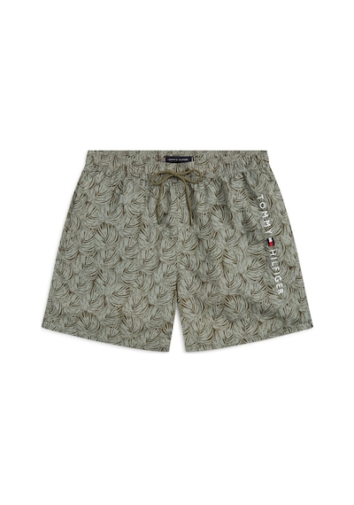Tommy Hilfiger Erkek Palm Leaf Ordu Yeşili Mayo Altı-16062 Yeşil
