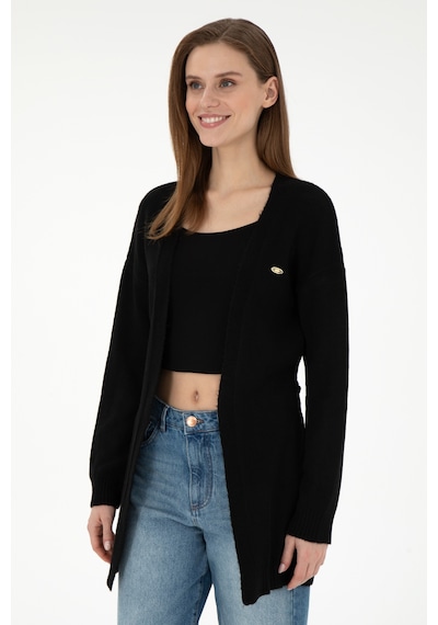 U.s. Polo Assn. Kadın Siyah Hırka Triko 50297102-vr046 Siyah