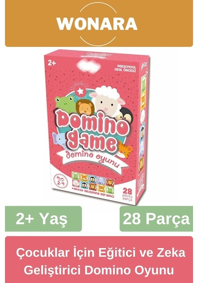 Eğitici Zeka Geliştirici Aile İle El-göz Koordinasyonu Desteği Eğlenceli Domino Oyunu Seti