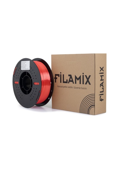 Filamix Silk Pla Kırmızı Filament 1.75mm 1 Kg
