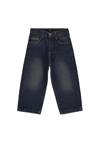 Civil Boys Baggy Kalıp 2-5 Yaş Pantolon Kot - Turuncu Bakır Tint