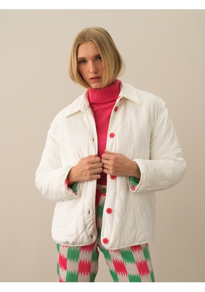 Xint Ekru Oversize Mont 400593 Beyaz