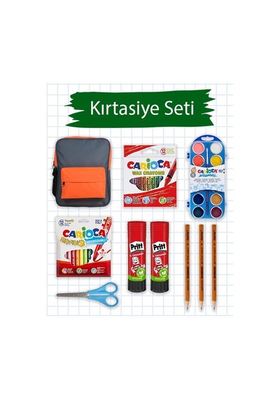 Temel Çantalı Okul Kırtasiye Seti 2