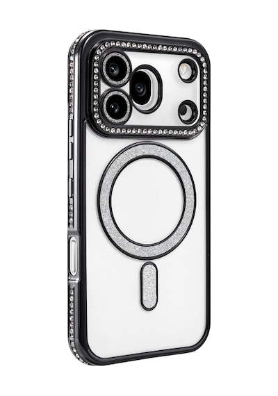 En-cag Huawei Honor 600 Pro Joke Simli Magneticsafe Kılıf - Siyah Bss