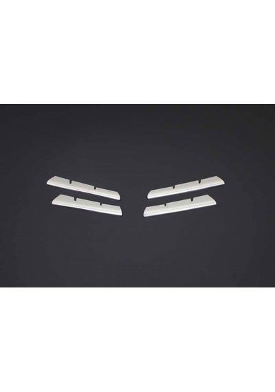 Renault Megane 2 Sedan/hb/sw Uyumlu Ön Panjur 4 Parça 2004-2010 Paslanmaz Krom