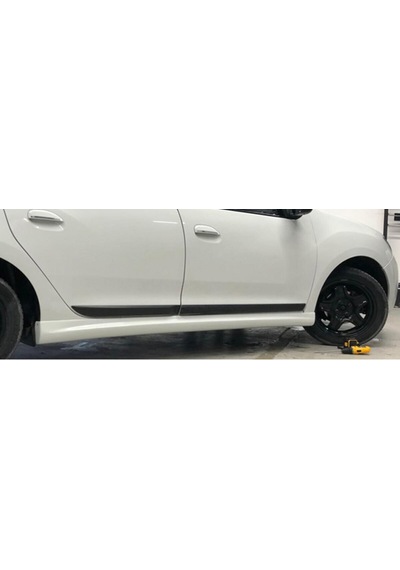Renault Megane 3 Hb R Yan Marşpiyel Seti Mat Siyah Plastik 2 Adet