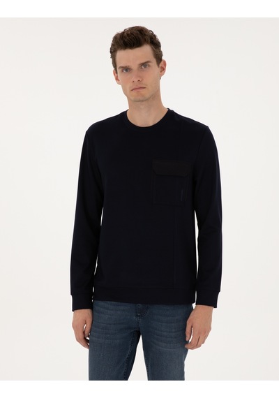 Pierre Cardin Erkek Lacivert Sweatshirt 50315760-vr033 Lacivert
