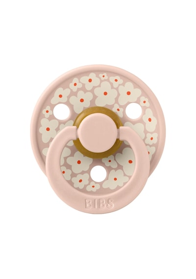 Bibs Studio Colour Jasmine Field Kauçuk Emzik 0-6 Ay Blush Çok Renkli