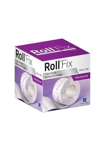 Fix Elastik Sabitleme Bandı Hipoalerjenik Flaster 5 Cm X 5 M 4 Kutu