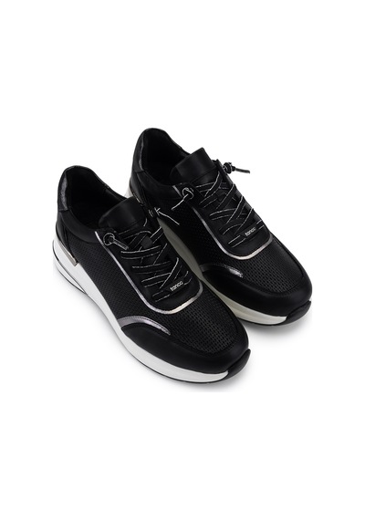 Tamer Tanca Kadın Hakiki Deri Siyah/antrasit Sneakers & Spor Ayakkabı 298 7100 Bn Ayk Y26 Sıyah/antrasıt