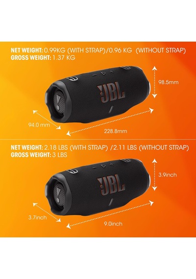 Charge 6 - Taşınabilir Su Geçirmez Ve Düşmeye Dayanıklı Bluetooth Hoparlör, Yapay Zeka Ses Arttırıcı Kalın Pro Ses, 28 Saat Çalma Süresi, Dahili Powerbank Ve Sağlam/çıkarılabilir Taşıma Kayışı Charge 6 - Taşınabilir Su Geçirmez Ve Düşmeye Dayanıklı Bluetooth Hoparlör, Yapay Zeka Ses Arttırıcı Kalın Pro Ses, 28 Saat Çalma Süresi, Dahili Powerbank Ve Sağlam/çıkarılabilir Taşıma Kayışı