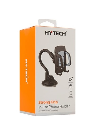 Hytech Vantuz + Braketi 360 Derece Döner Siyah/gri 04 Dokuz Parçalı Set