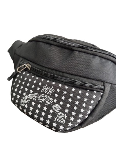 Mygeppetobag Unisex Siyah Renkli Omuz Ve Bel Çantası Siyah