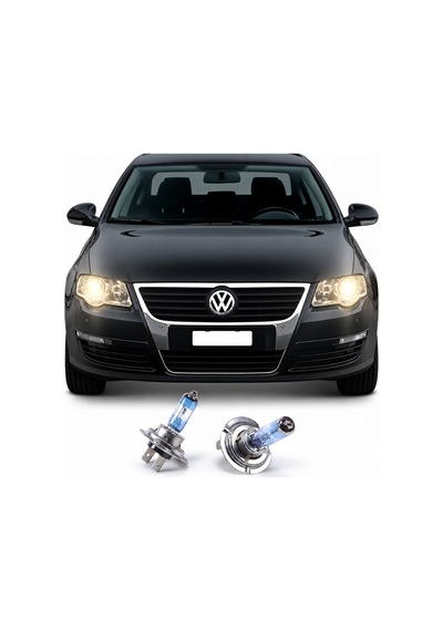 Vw Passat B6 Halojen Sarı Kısa Far Yedek Ampulü H7 Xtreme Vısıon %150 Xv 2 Adet