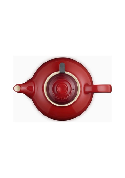 Le Creuset Paslanmaz Çelik Süzgeçli Seramik Çaydanlık, 1.3l Kırmızı