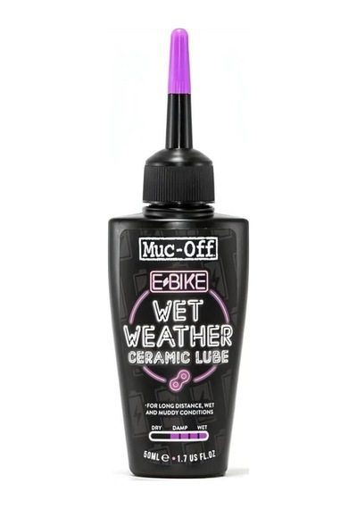 Muc-off E-bike Wet Seramik Lube Zincir Yağı 50ml Mor