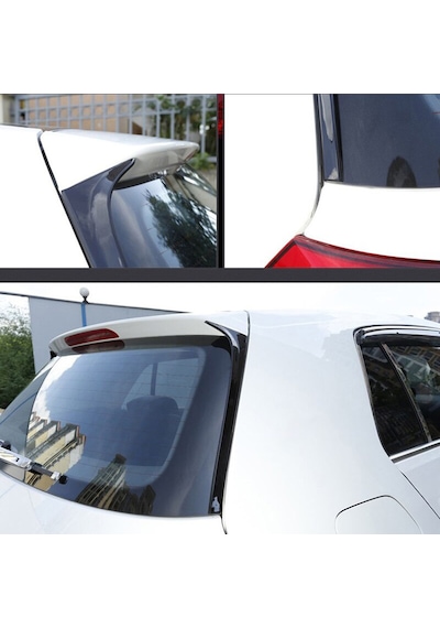 Volkswagen Golf 7 Spoiler Kenar Çıtası Parlak Siyah