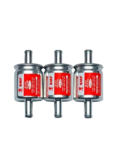 Smf ?Lpg Filtresi 3'Lü Paket Universal Alüminyum Otogaz Filtresi Çok Renkli