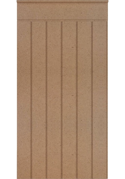 Dekoratif Duvar Paneli 54 X 105 Cm Boyanabilir Ahşap 10 Mm Ham Mdf Duvar Paneli