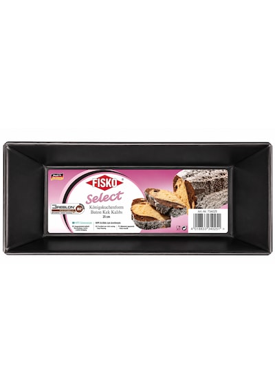 Fisko Baton Kek Kalıbı 25 Cm Siyah