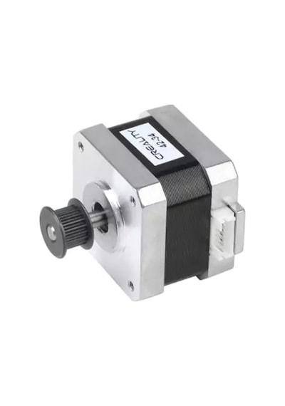 Creality Uzun Şaft Ve Kasnaklı 42-34 Step Motor