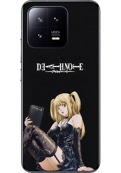 Xiaomi Mi 13 Uyumlu Şeffaf Kılıf Death Note 3 Tasarımlı
