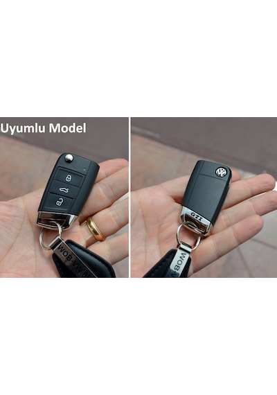 Volkswagen Yeni Polo Uyumlu Tiguan Golf 7 Gti Seat Uyumlu Silikon Anahtar KılıfI