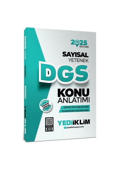 Yediiklim Yayınları 2025 Dgs Sayısal Yetenek Konu Anlatımı