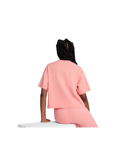 Puma Class Relaxed Crop Kadın Pembe Günlük Stil T-shirt 68503018 1640521 Pembe