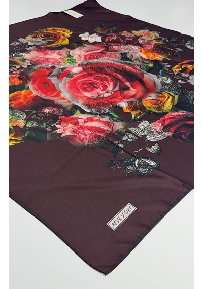 Aker Polyester Rayon Eşarp 6715769 Bordo