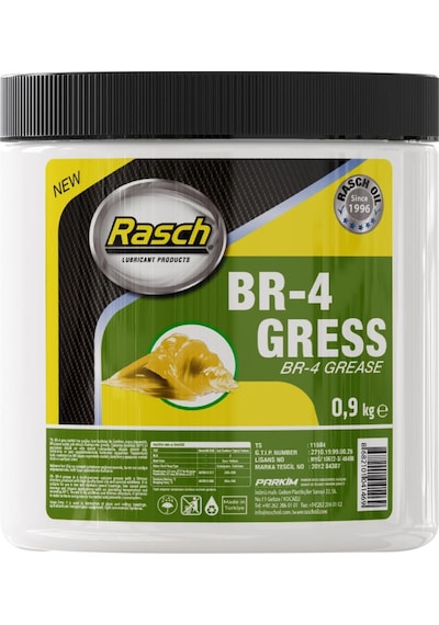 Rasch BR-4 Kalsiyumlu Katı Gres Yağı Sarı 900 G