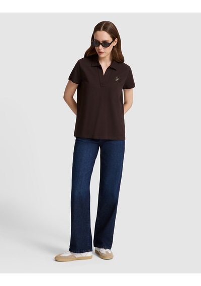 Pierre Cardin Kadın Kahverengi Tişört Basic 50325465-vr029