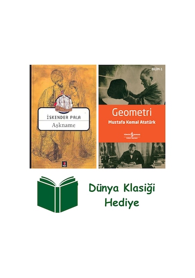 Aşkname + Geometri + Dünya Klasiği Hediye