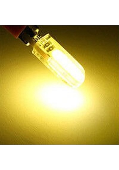 T10 Silikon Sarı Led Dc 12V Araba Aydınlatma Ampul Yan Park Lamba