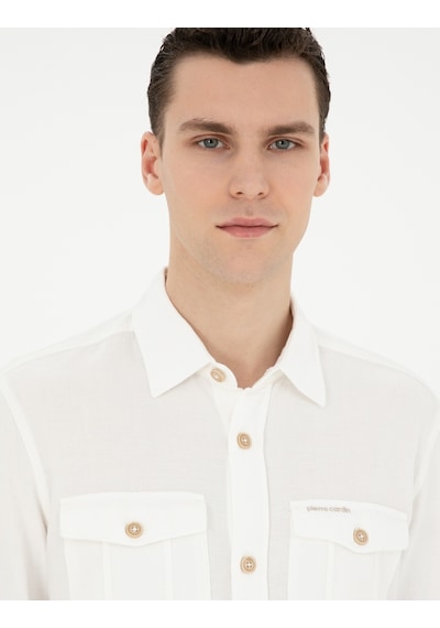 Pierre Cardin Erkek Bej Gömlek Desenli 50288044-vr011 Bej Pierre Cardin Erkek Bej Gömlek Desenli 50288044-vr011 Bej